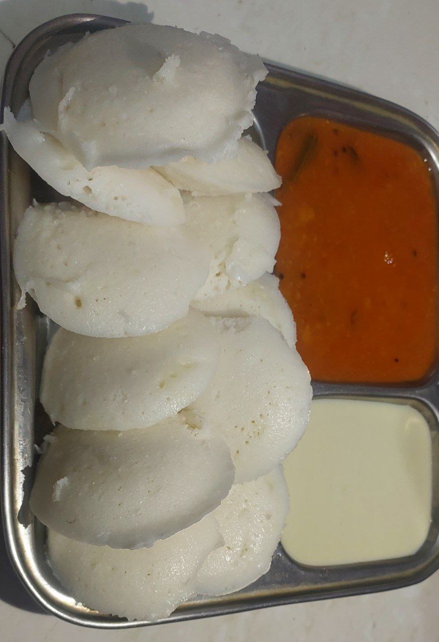 Premium quality idli from The South Indian Plate.