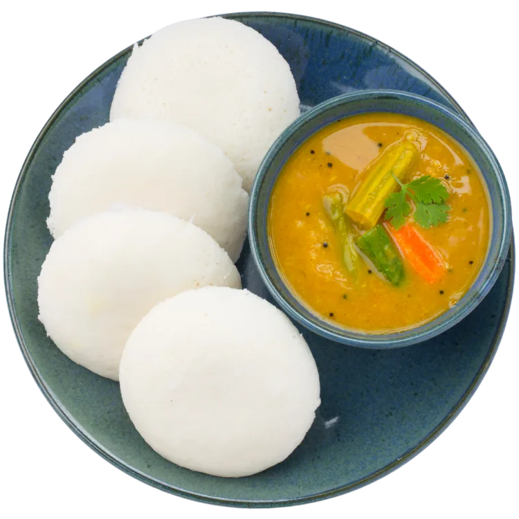 Best Idli single plate order in Khar, Bandra, Santacruz, Mumbai from The South Indian Plate.
