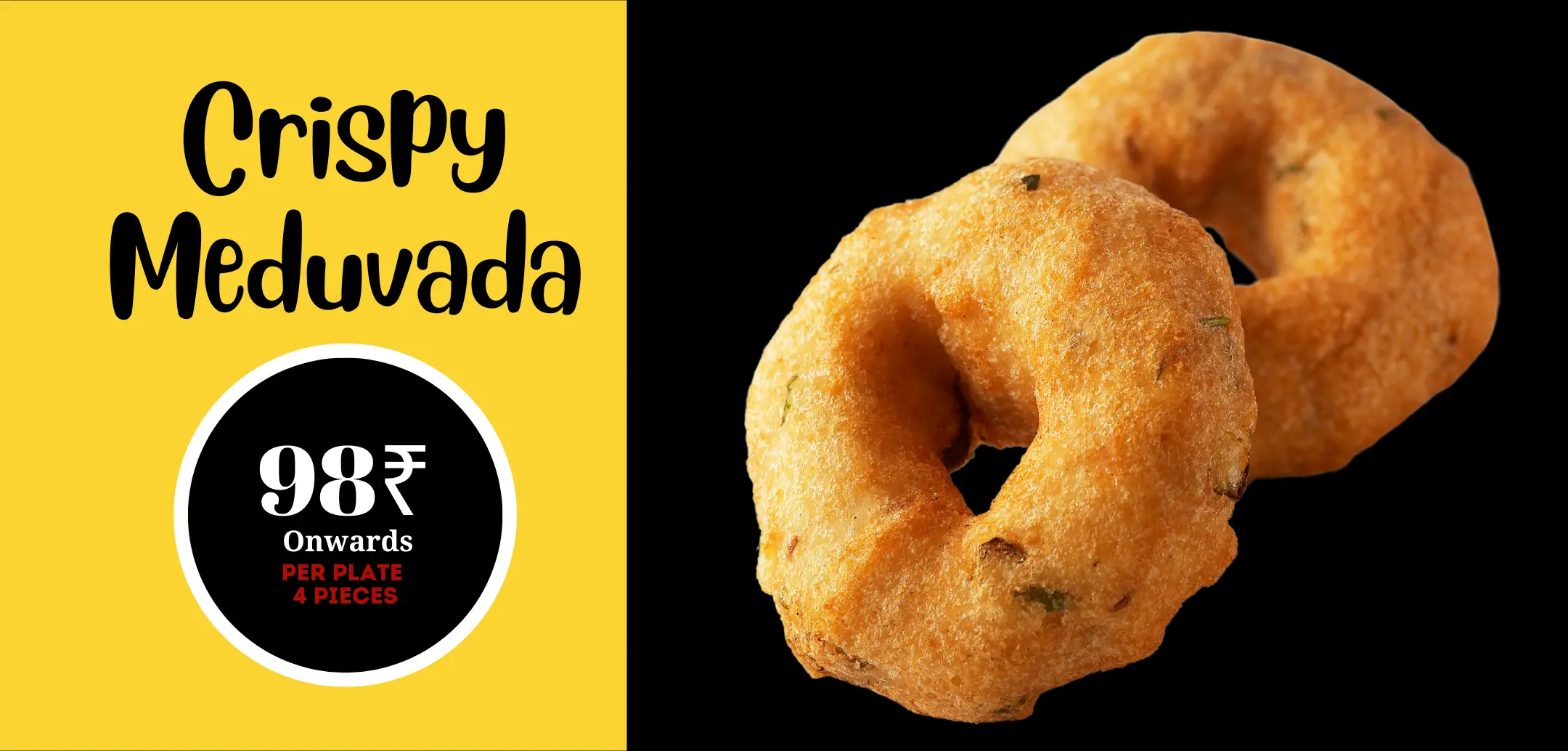 Best Medu Vada plate and bulk order in Khar, Bandra, Santacruz, Mumbai from The South Indian Plate.