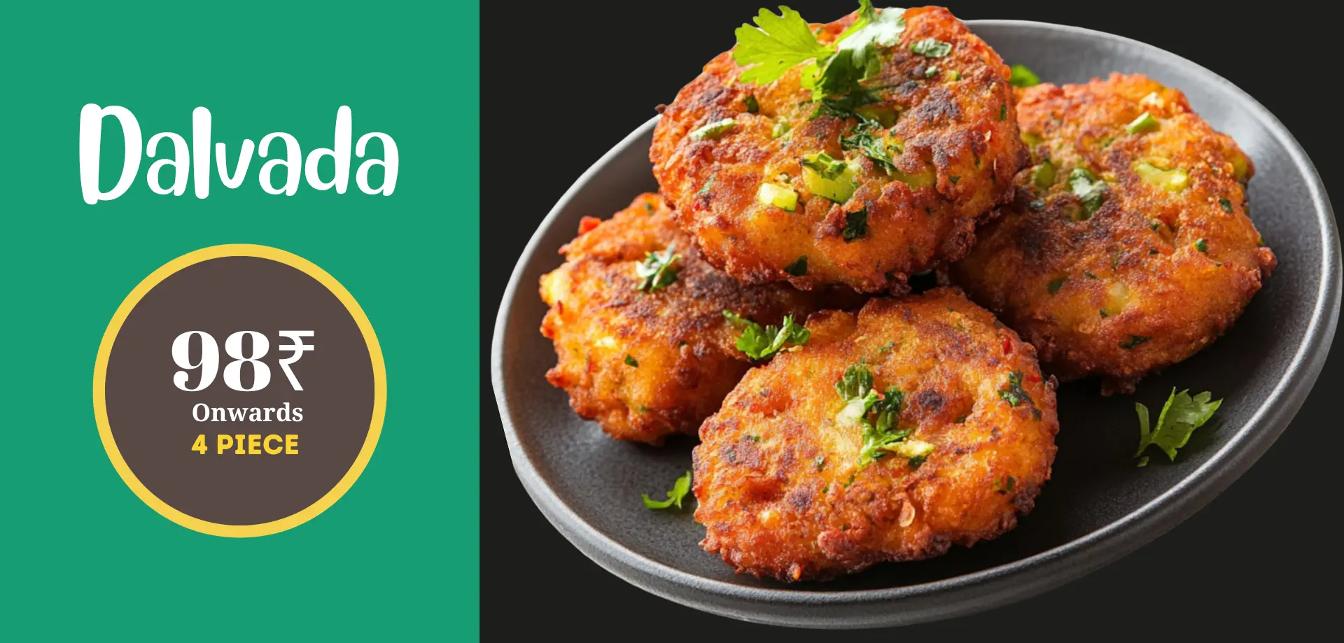Best Dalvada plate and bulk order in Khar, Bandra, Santacruz, Mumbai from The South Indian Plate.